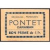 31 - Caraman - Alimentation - Herboristerie - Pontet - 5 francs - Type 2b - Etat : SUP+