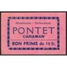31 - Caraman - Alimentation - Herboristerie - Pontet - 10 francs - Type 2b - Etat : SPL+