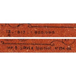 31 - Pirot 191b - Toulouse - Service Général des Tramways - 10 centimes - 12/1917 - Etat : TB