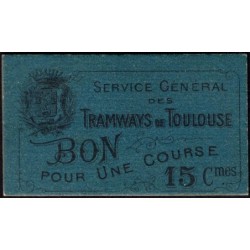 31 - Pirot 192 - Toulouse - Service Général des Tramways - 15 centimes - 04/1920 - Etat : pr.NEUF