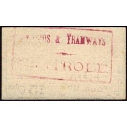 31 - Pirot 192 - Toulouse - Service Général des Tramways - 15 centimes - 04/1920 - Etat : pr.NEUF
