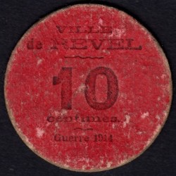 31 - Pirot 137 - Ville de Revel - 10 centimes - 1914 - Etat : TB