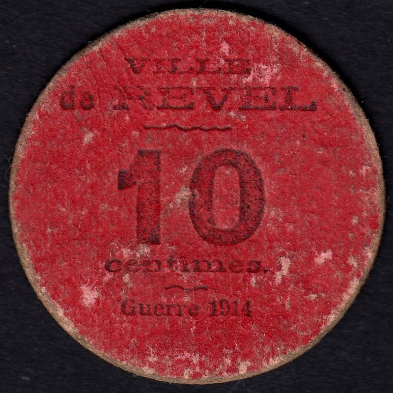 31 - Pirot 137 - Ville de Revel - 10 centimes - 1914 - Etat : TB