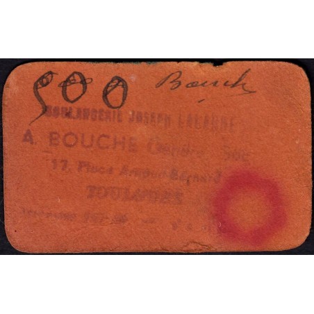 31 - Toulouse - Boulangerie Lalanne - 500 grammes de pain - Type 1 - Etat : TTB