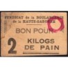 31 - Toulouse - Boulangerie Lalanne - Bon pour 2 kilog de pain - Type 1 - Etat : TB+