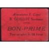 31 - Toulouse - Alimentation L. Carrié - Bon prime pour un achat de 10 francs - Etat : TB