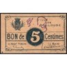 31 - Pirot 179 - Ville de Toulouse - 5 centimes - 1916 - Etat : SPL