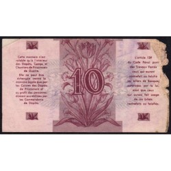 Ministère de la Guerre - Kolsky 003 - 10 francs - Série A - 1945 - Etat : B