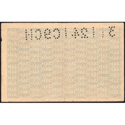 1 kg acier ordinaire - 31/12/1941 - C9CH - Non endossé - Série OKA - Etat : TTB-