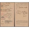 Demande carte individuellle d'alimentation - Catégorie J - 1919 - Vovray Cruseilles (74) - Etat : SPL