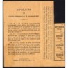 Rationnement - Carnet de sucre - 1920 - Barbazan (31) - Etat : TTB