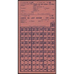 1943 - Titre 830 - Lait entier - 2 trimestre - Etat : SPL+