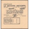 1943 - Titre 1183 - Fromage Matières grasses - Catégorie P2 - Novembre - Etat : SPL