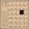Rationnement - Feuille coupons - Catégorie J - 04/1919 à 06/1919 - Etat : SUP