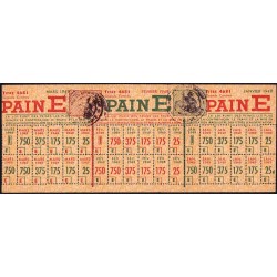 1949 - Titre 4681 - T2 - Pain - Catégories E - Janvier à mars - Paris (75) - Etat : SUP+