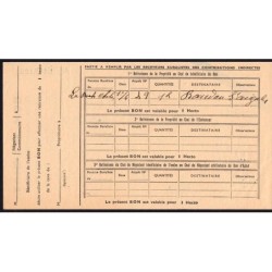 Charente - Vin de consommation courante - 1 hecto - 1943-1944 - Etat : TTB+