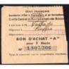 Charente - Vin de consommation courante - 1 hecto - 1943-1944 - Etat : TTB