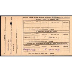 Charente - Vin de consommation courante - 5 hectos - 1943-1944 - Etat : TTB+