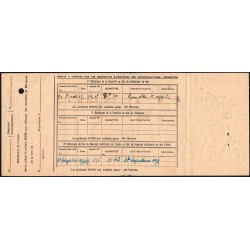 Charente - Vin de consommation courante - 10 hectos - 1943-1944 - Etat : TTB
