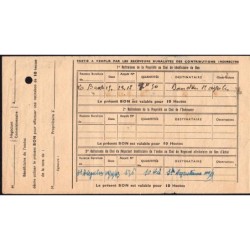 Charente - Vin de consommation courante - 10 hectos - 1943-1944 - Etat : TTB