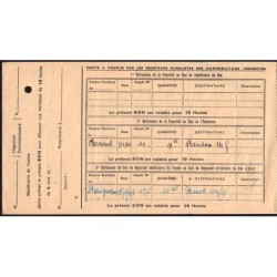 Charente - Vin de consommation courante - 10 hectos - 1943-1944 - Etat : TTB