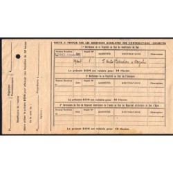 Charente - Vin de consommation courante - 10 hectos - 1943-1944 - Etat : TTB