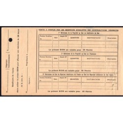 Charente - Vin de consommation courante - 10 hectos - 1943-1944 - Etat : TTB+