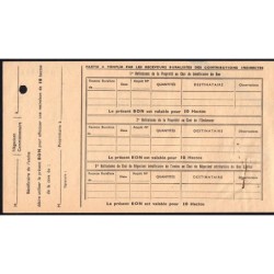 Charente - Vin de consommation courante - 10 hectos - 1943-1944 - Etat : TTB+