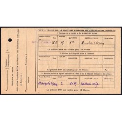 Charente - Vin de consommation courante - 10 hectos - 1943-1944 - Etat : TTB