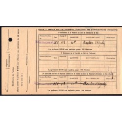Charente - Vin de consommation courante - 10 hectos - 1943-1944 - Etat : TTB