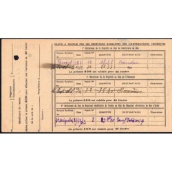 Charente - Vin de consommation courante - 40 hectos - 1943-1944 - Etat : TTB+