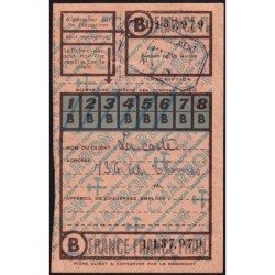 Chauffage - Charbon - Fiche client - Catégorie B - 1947 - Albi (81) - Etat : SUP+