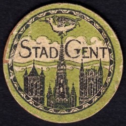 Belgique - Gand - GE71 - 10 centimes - 1917 - Etat : TTB