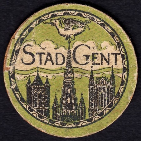 Belgique - Gand - GE71 - 10 centimes - 1917 - Etat : TTB