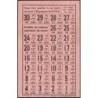 1940 - Feuille de tickets de ration de 25 gr. de sucre - Juin - Etat : TB+