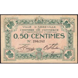 Abbeville - Pirot 1-1 - 50 centimes - Sans date - Etat : TTB