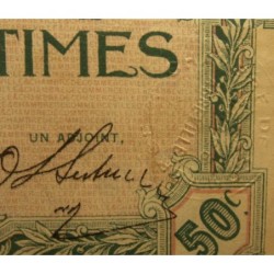 Abbeville - Pirot 1-1 - 50 centimes - Sans date - Etat : TTB