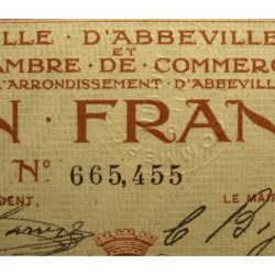 Abbeville - Pirot 1-3 - 1 franc - Sans date - Etat : SUP