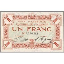 Abbeville - Pirot 1-9 - 1 franc - Sans date - Etat : SUP+