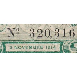 Agen - Pirot 2-1b - 50 centimes - 05/11/1914 - Etat : SUP