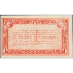 Agen - Pirot 2-3b variété - 1 franc - 05/11/1914 - Etat : SPL