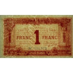 Agen - Pirot 2-3b variété - 1 franc - 05/11/1914 - Etat : SPL