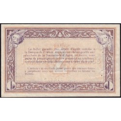 Agen - Pirot 2-5b variété - 2 francs - 05/11/1914 - Etat : TTB+