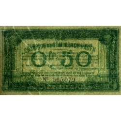 Agen - Pirot 2-7 variété - 50 centimes - 14/06/1917 - Etat : SUP