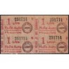 1 litre Huile Auto - 4e trimestre 1946 - Bloc de 4 - Ardèche - Etat : TB+