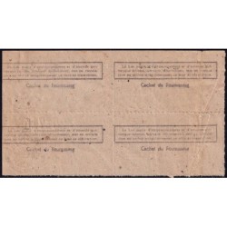 1 litre Huile Auto - 4e trimestre 1946 - Bloc de 4 - Ardèche - Etat : TB+