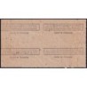 1 litre Huile Auto - 4e trimestre 1946 - Bloc de 4 - Ardèche - Etat : TB+