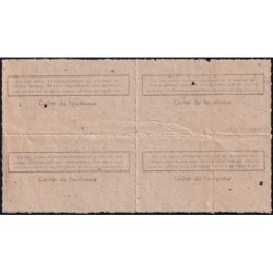 1 litre Huile Auto - 4e trimestre 1946 - Bloc de 4 - Ardèche - Etat : TTB