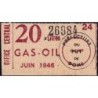 20 litre Gas-Oil - Juin 1946 - Puy-de-Dôme - Etat : TTB