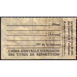 10 litres carburant auto - Novembre 1949 - Etat : TTB